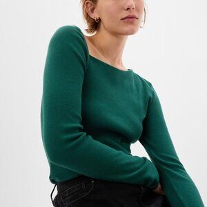 Gap Rib Asymmetric Top XS Petite